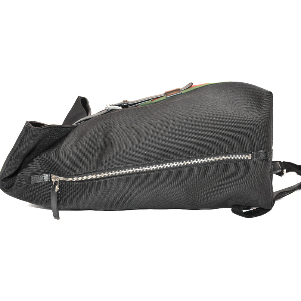 Gucci Black Canvas Backpack Techno - image 3